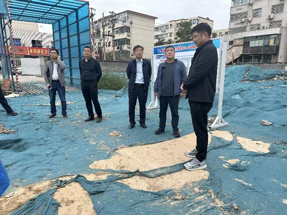 九游平台_九游（中国）
负责人汪洋到孙八砦城中村改造项目调研项目建设工作